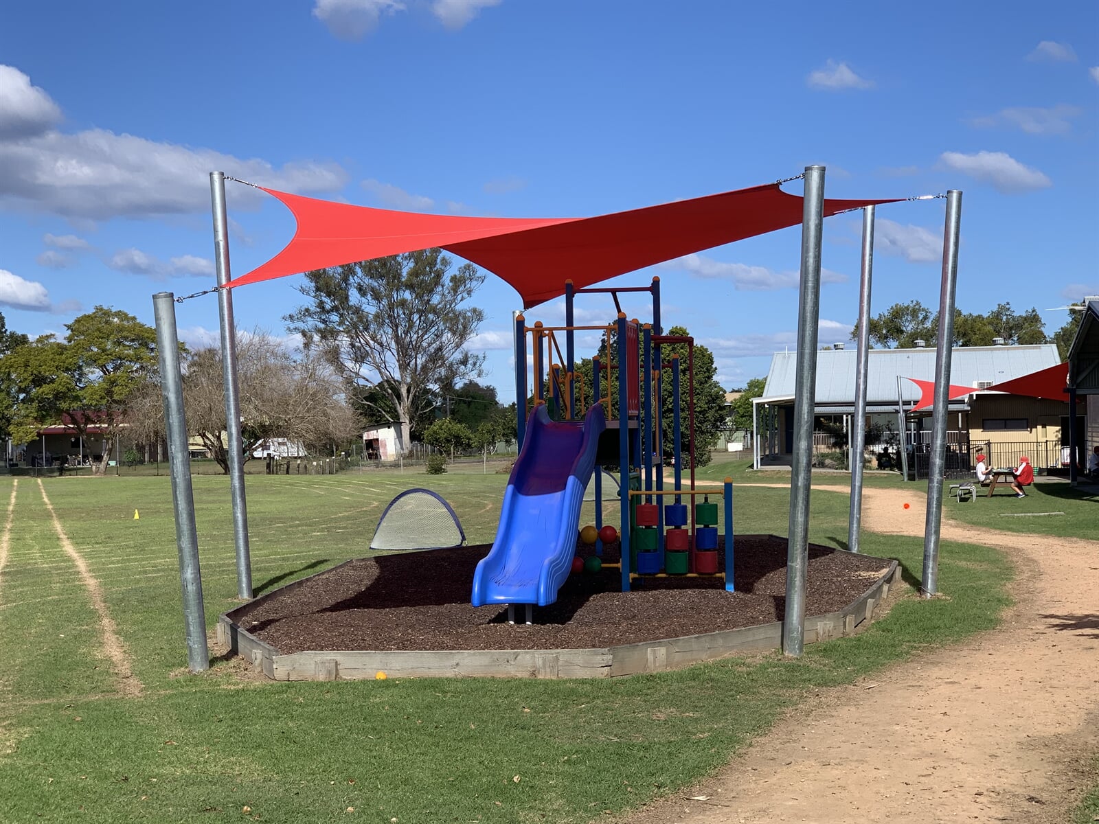 Custom shade sails installed at a Ballina property by North Coast Shade