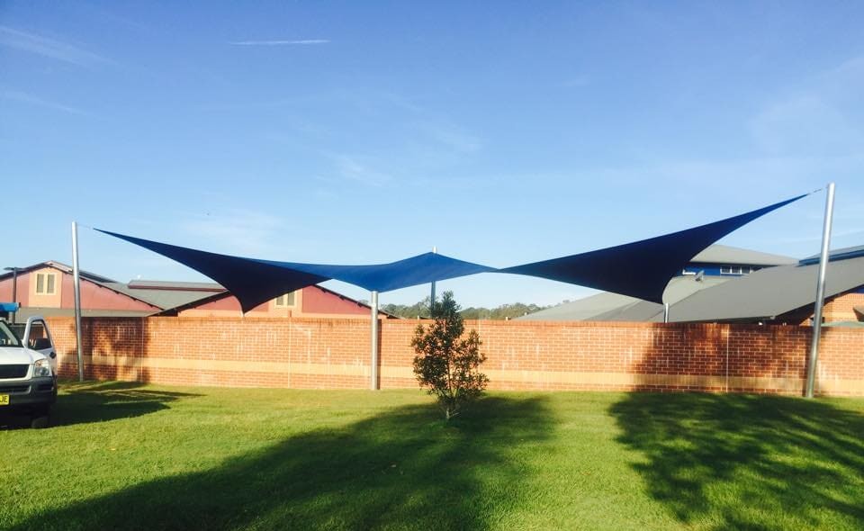 North Coast Shade custom shade sail installed in Port Macquarie